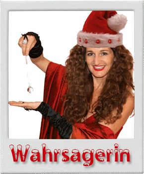 Wahrsagerin Weihnachtsfrau Weihnachtsfeier Idee für Köln, Düsseldorf, Bonn, Leverkusen, Düren, Aachen, NRW