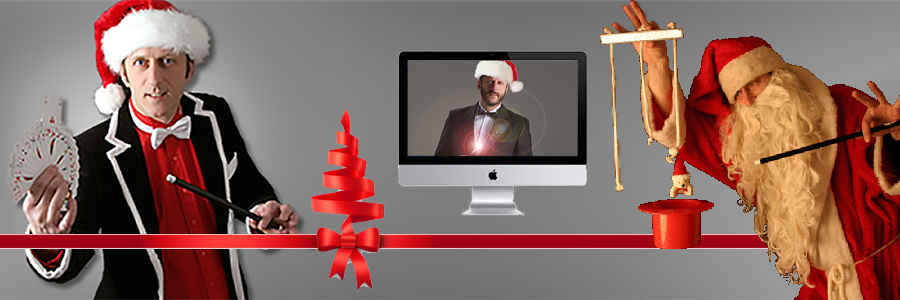 Weihnachtsmann-Online-Zauberer | Weihnachtsmann, Weihnachtsfrau, Engelchen, Elfe und vieles mehr als außergewöhnliche Xmas-Show als Idee für Ihre Weihnachtsfeier (Weihnachts-Event, Bescherung, Weihnachtsmarkt, Christbaumschlagen, Glühweintrinken, etc.)